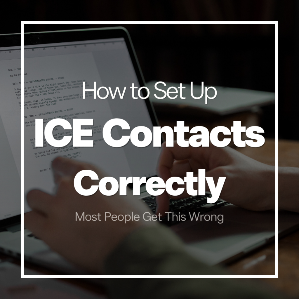 set up ICE contacts